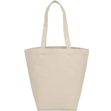 Herringbone 7oz Cotton Canvas Grocery Tote 3 of 5