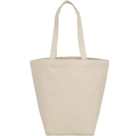 Herringbone 7oz Cotton Canvas Grocery Tote 2 of 5