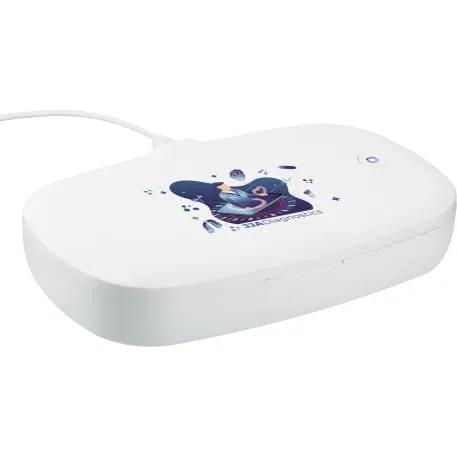UV Phone Sanitizer with Wireless Charging Pad 9 of 12