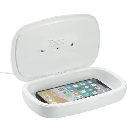 UV Phone Sanitizer with Wireless Charging Pad 2 of 12