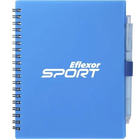 5.5” x 7” FSC® Recycled Spiral Notebook w/ RPET Pe 2 of 36