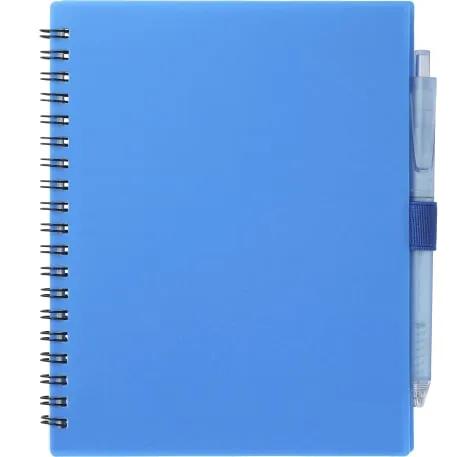 5.5” x 7” FSC® Recycled Spiral Notebook w/ RPET Pe 8 of 36