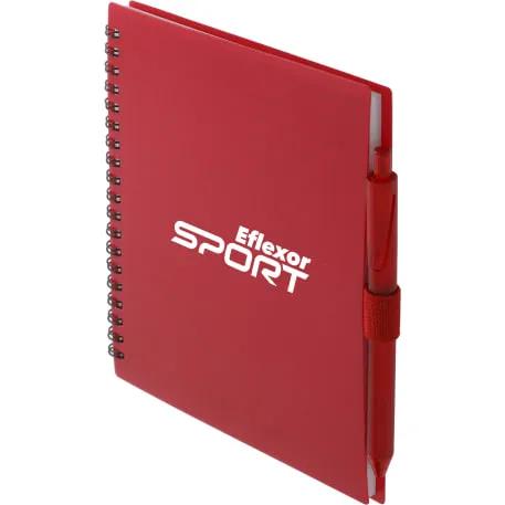 5.5” x 7” FSC® Recycled Spiral Notebook w/ RPET Pe 15 of 36