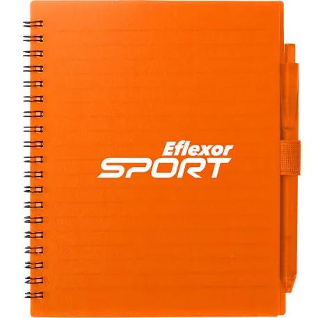 5.5” x 7” FSC® Recycled Spiral Notebook w/ RPET Pe 4 of 36