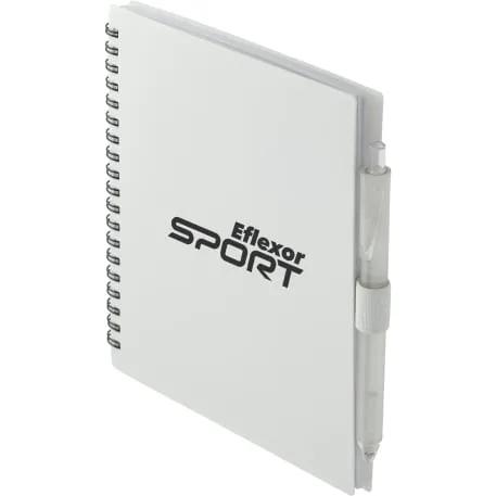 5.5” x 7” FSC® Recycled Spiral Notebook w/ RPET Pe