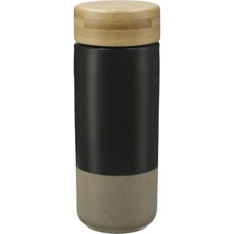 Arlo Ceramic Tumbler with Bamboo lid 11oz 15 of 16