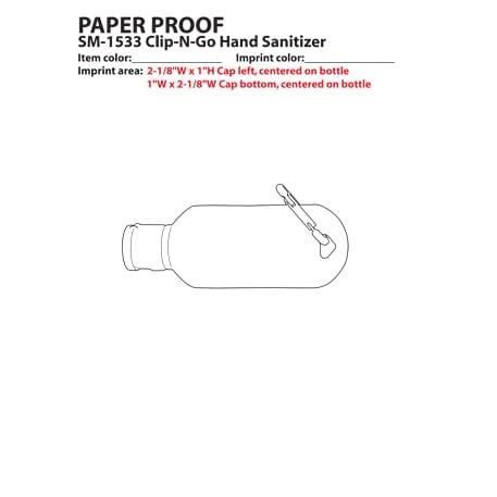1.8oz Clip-N-Go Hand Sanitizer 6 of 14