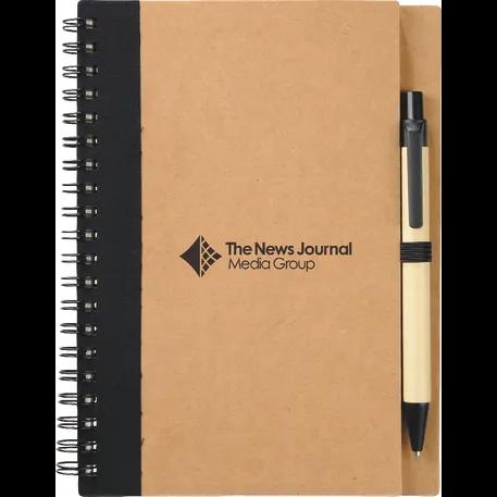5" x 7" FSC® Mix Eco Spiral Notebook with Pen 7 of 14