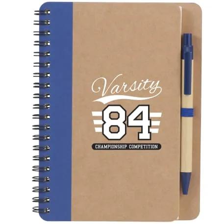 5" x 7" Eco Spiral Notebook with Pen 1 of 13