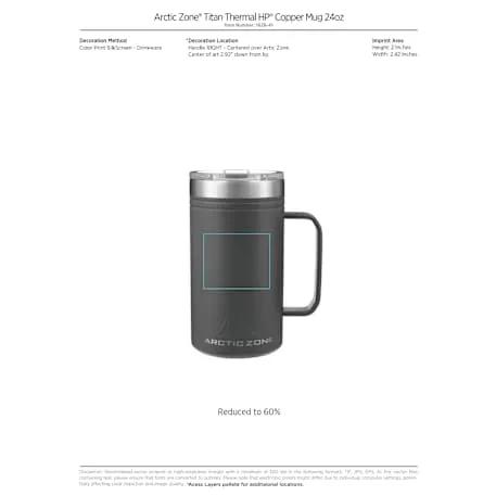 Arctic Zone® Titan Thermal HP® Copper Mug 24oz 22 of 26