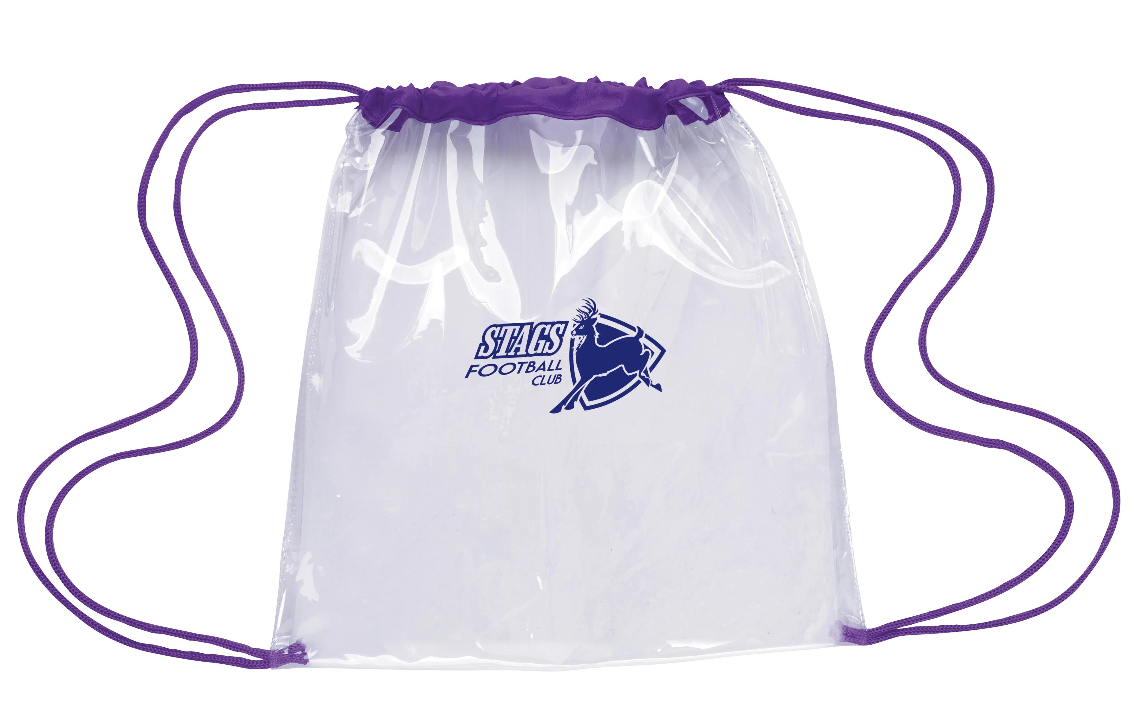 Clear Game Drawstring Backpack 2 of 23