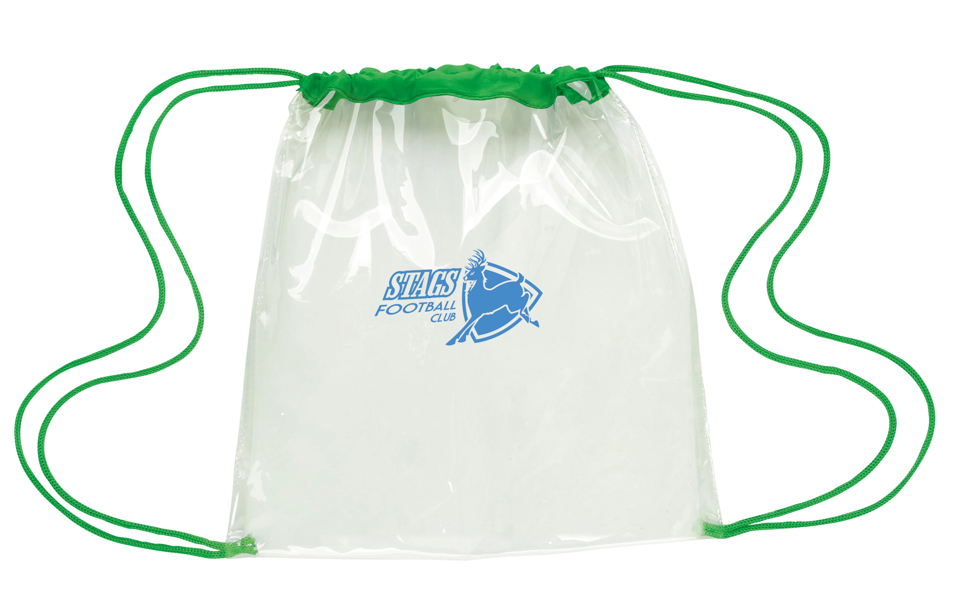 Clear Game Drawstring Backpack 13 of 23