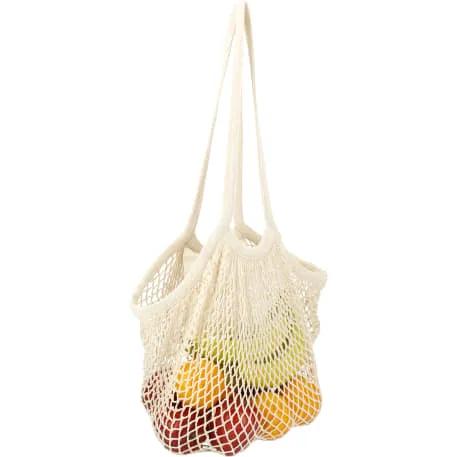 Riviera Cotton Mesh Market Bag w/Zippered Pouch 4 of 4