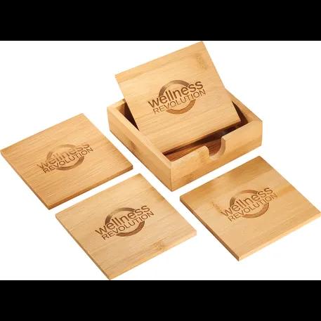 Bamboo Coaster Set 2 of 4