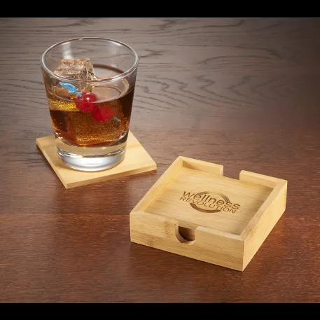 Bamboo Coaster Set 3 of 4