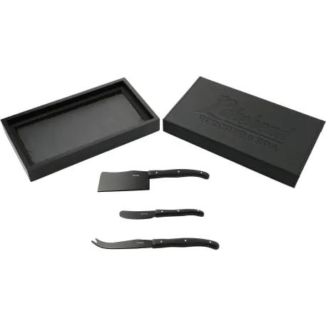 Modena Black Cheese & Serving Set