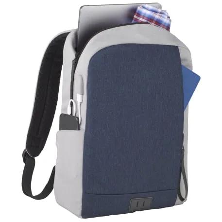 NBN Whitby Slim 15" Computer Backpack w/ USB Port 9 of 17