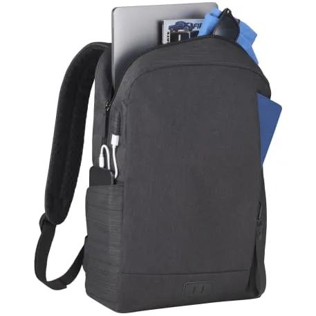 NBN Whitby Slim 15" Computer Backpack w/ USB Port 2 of 17