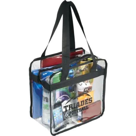 Game Day Clear Zippered Safety Tote 2 of 4