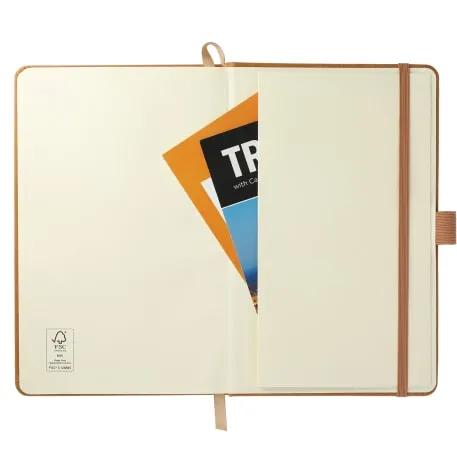 5.5" x 8.5" FSC® Mix Recycled Leather Bound Journa 5 of 12