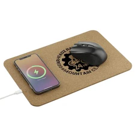 Cork Fast Wireless Charging Mouse Pad 5 of 8