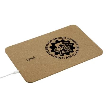 Cork Fast Wireless Charging Mouse Pad 3 of 8