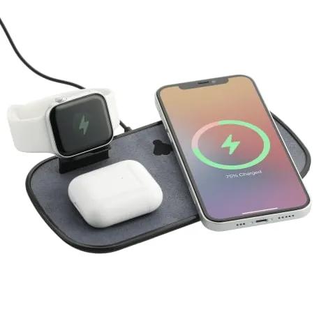 mophie® 3-in-1 Fabric Wireless Charging Pad 5 of 6