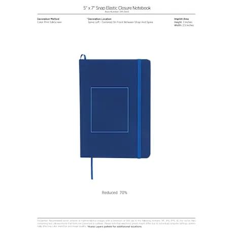 5" x 7" FSC® Mix Snap Elastic Closure Notebook 13 of 23