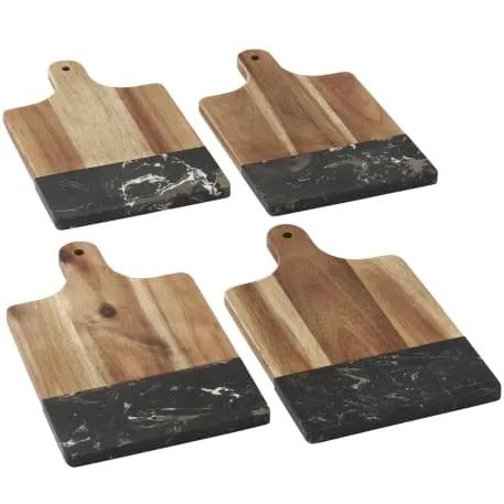 Black Marble and Wood Cutting Board 6 of 7
