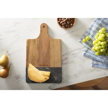 Black Marble and Wood Cutting Board 7 of 7