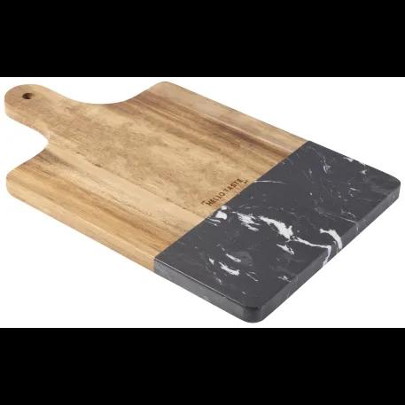 Black Marble and Wood Cutting Board 5 of 7
