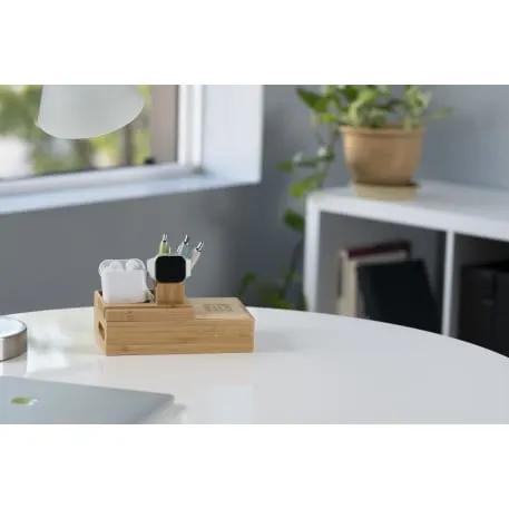 Bamboo Fast Wirelsss Charging Dock Station 13 of 13