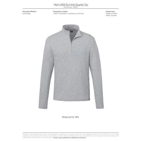 Men's RIGI Eco Knit Quarter Zip 24 of 27