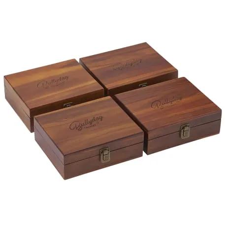 Graze Wood and Metal Wine Set 6 of 8