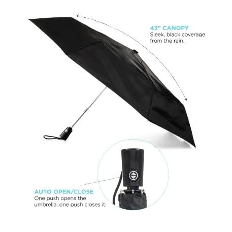 44" totes® 3 Section Auto Open/Close Umbrella 3 of 8