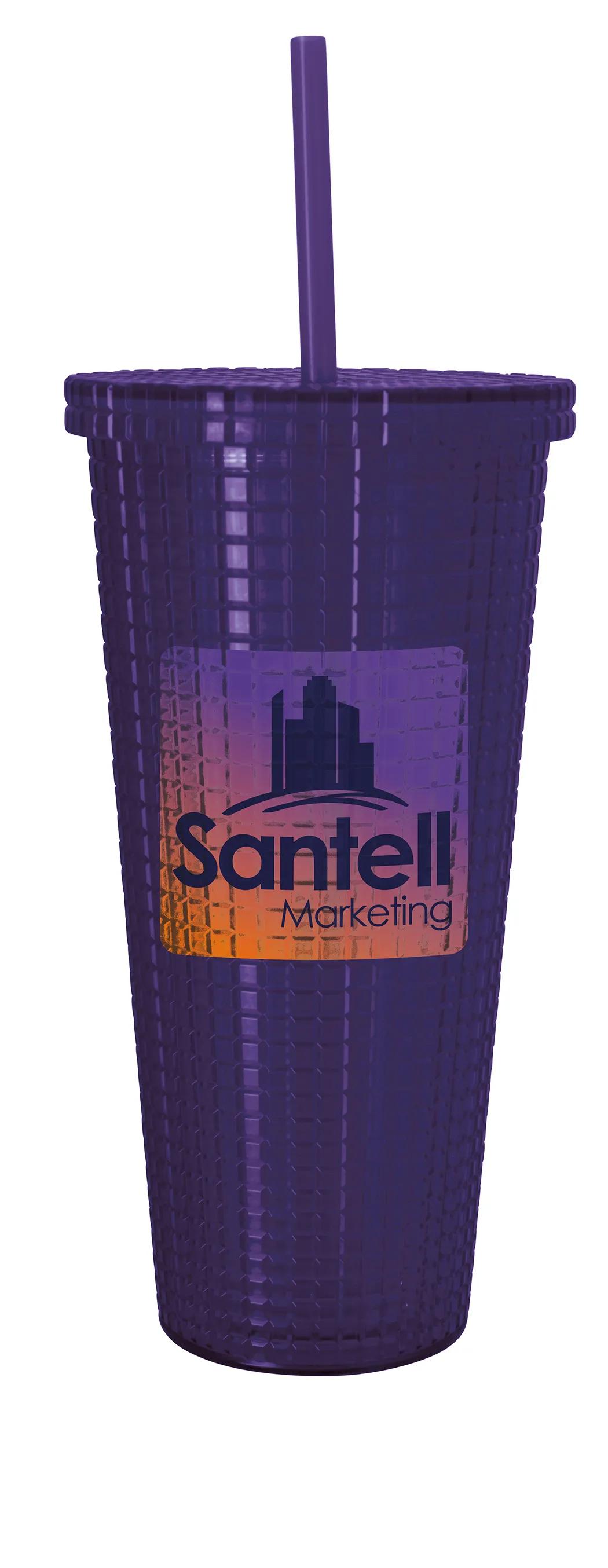 Good Value™ Square-Pattern Double-Wall Tumbler - 23 oz. 18 of 57