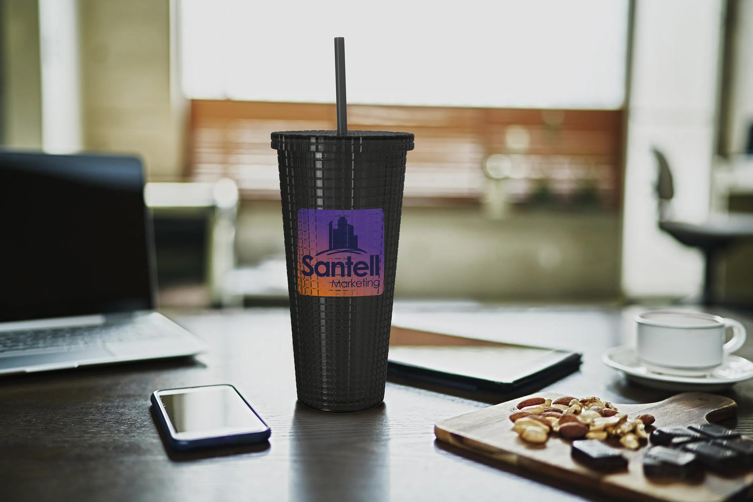 Square-Pattern Double-Wall Tumbler - 23 oz. 16 of 31
