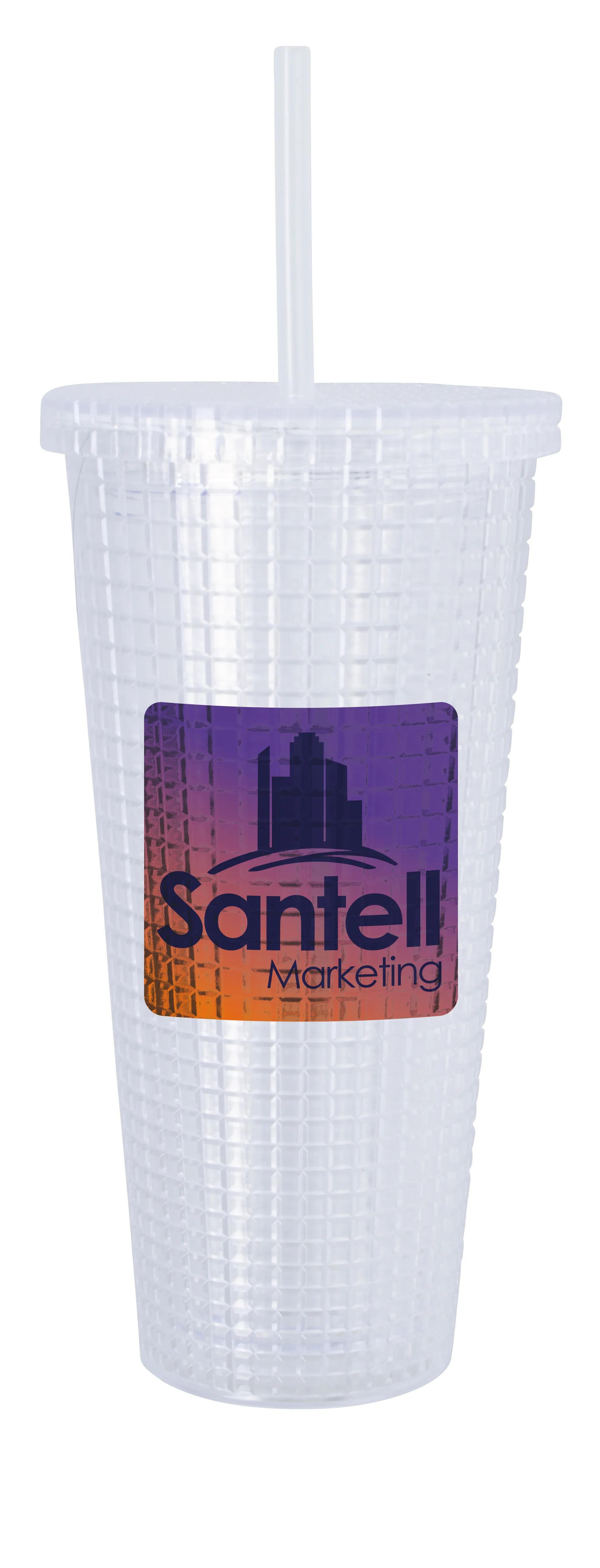 Square-Pattern Double-Wall Tumbler - 23 oz. 14 of 31