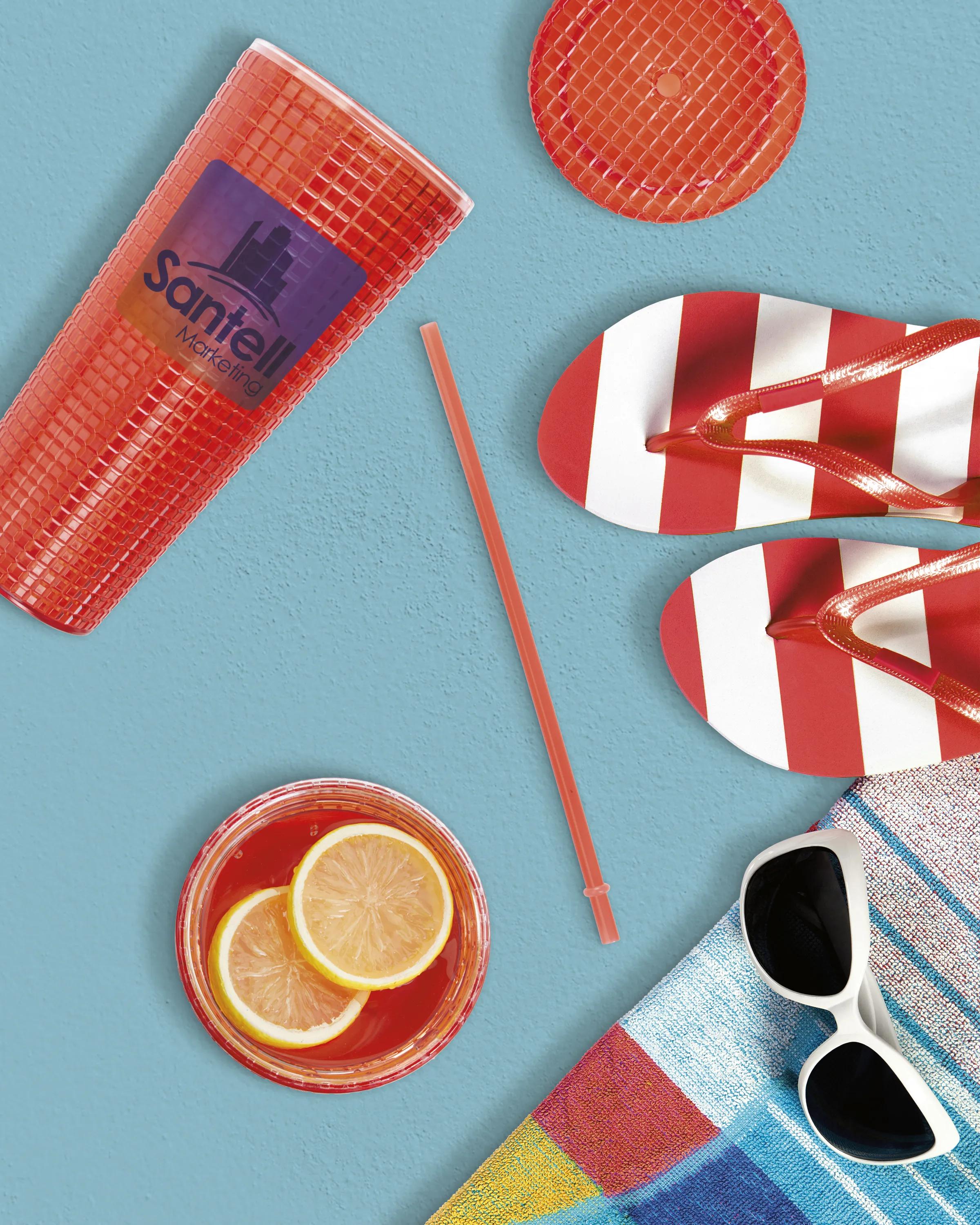 Square-Pattern Double-Wall Tumbler - 23 oz. 18 of 31