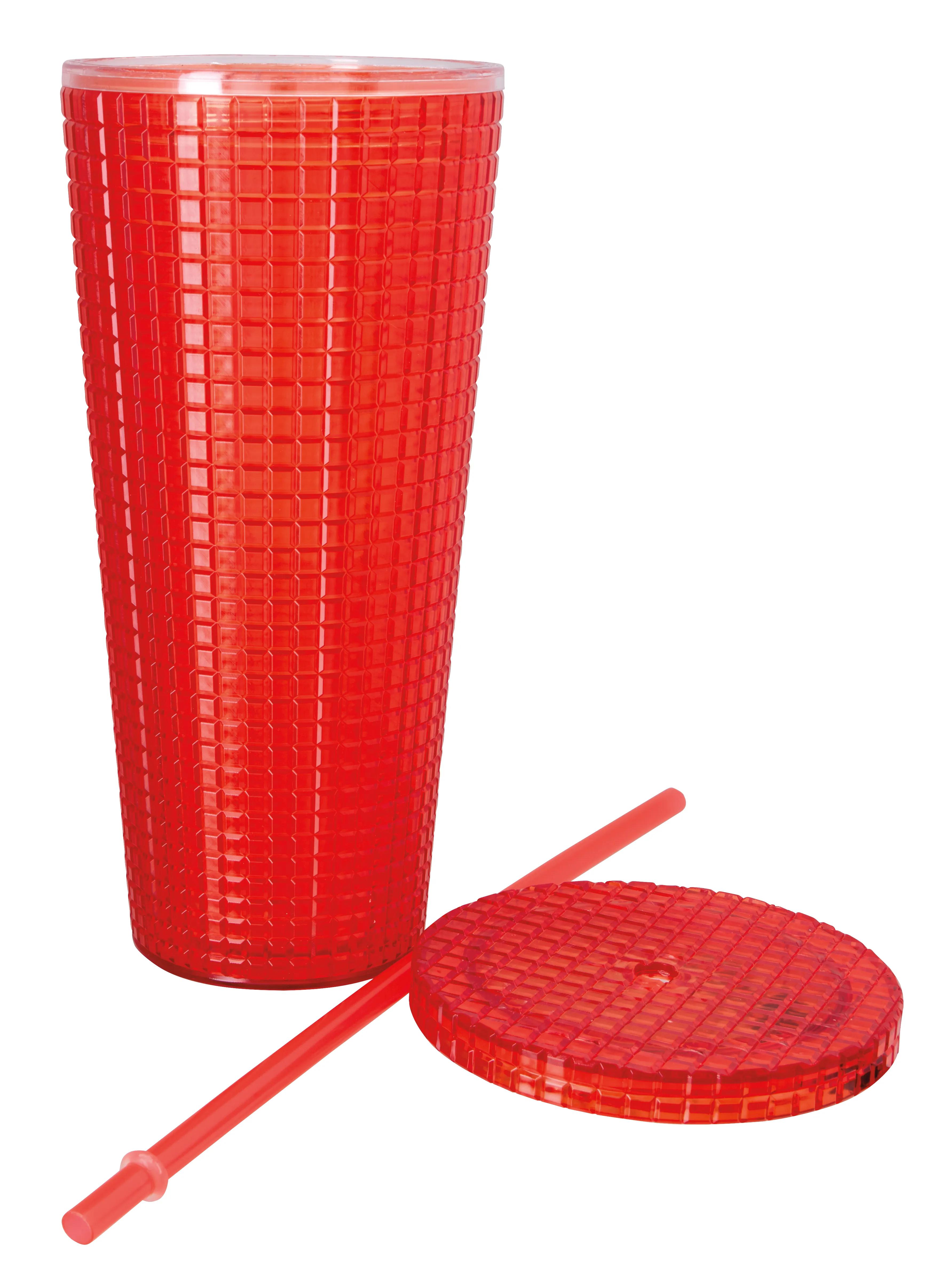 Square-Pattern Double-Wall Tumbler - 23 oz. 14 of 31