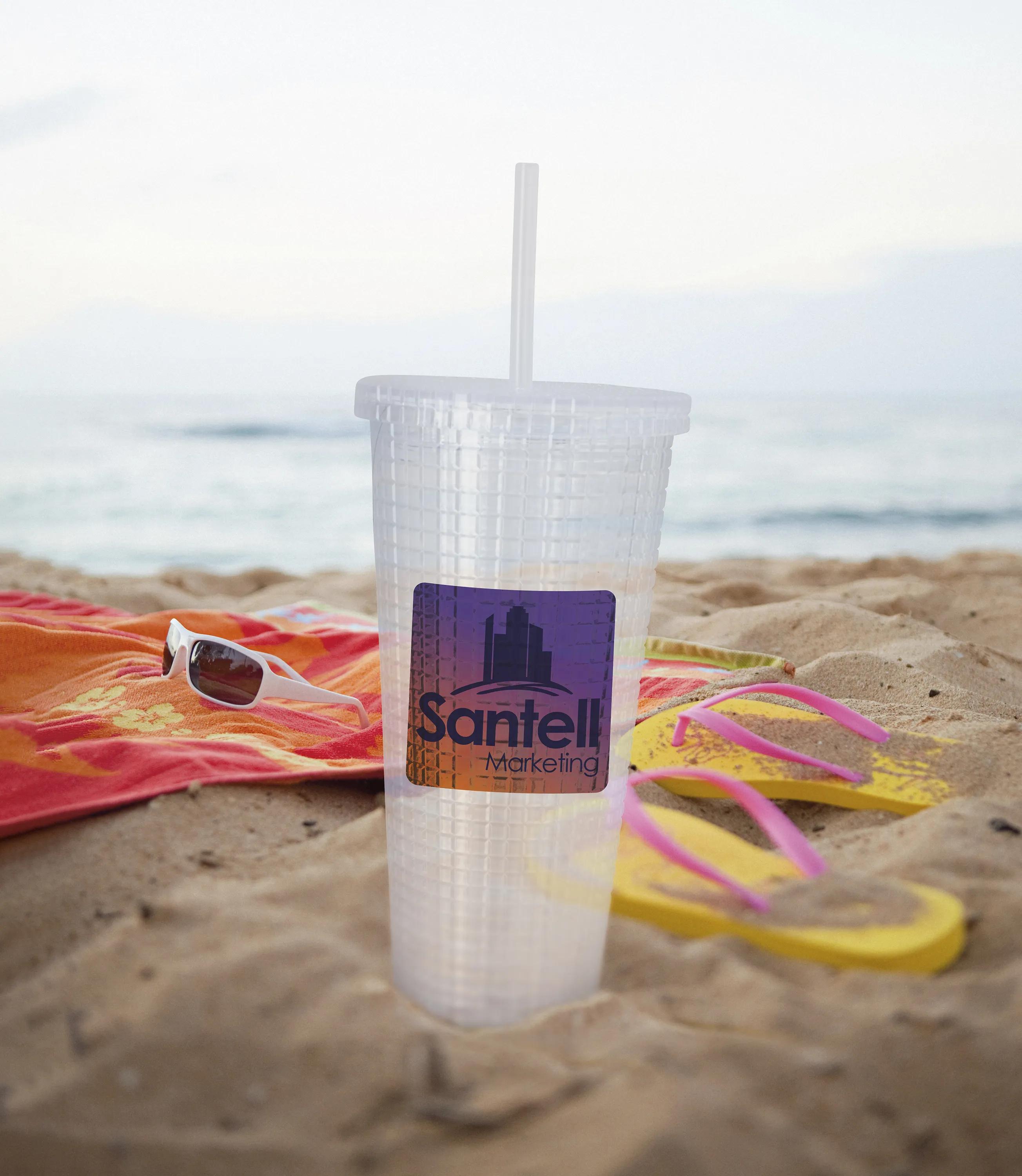 Square-Pattern Double-Wall Tumbler - 23 oz. 17 of 31