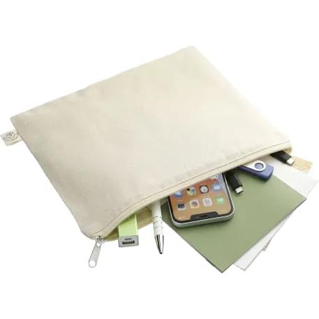 Organic Cotton Flat Travel Pouch 3 of 6