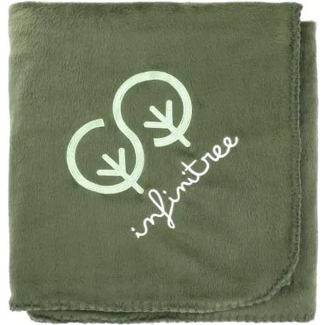 100% Recycled PET Fleece Blanket with RPET Pouch 2 of 19