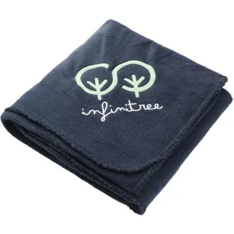 100% Recycled PET Fleece Blanket with RPET Pouch 13 of 19