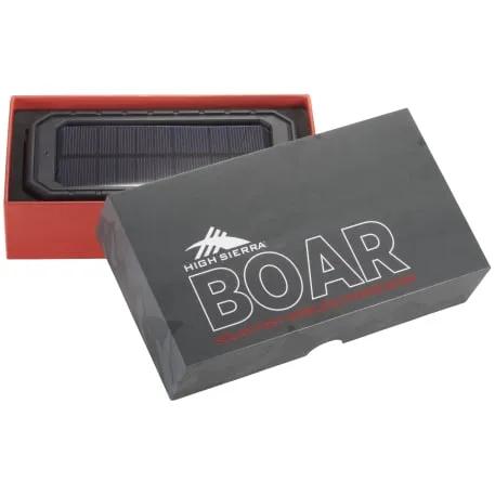 High Sierra® IPX 5 Solar Fast Wireless Power Bank 3 of 12