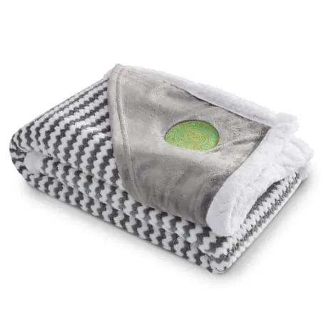 Field & Co.® Chevron Striped Sherpa Blanket 7 of 21