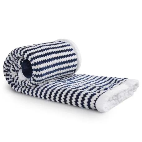 Field & Co.® Chevron Striped Sherpa Blanket 11 of 21