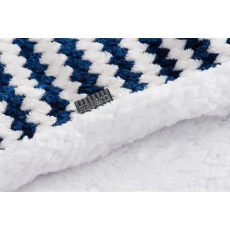 Field & Co.® Chevron Striped Sherpa Blanket 9 of 21