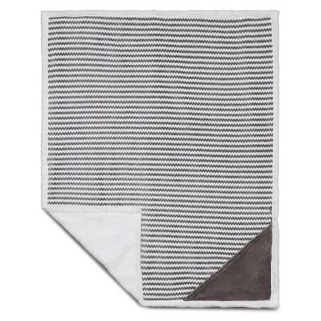 Field & Co.® Chevron Striped Sherpa Blanket 4 of 21