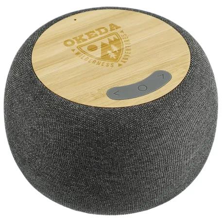 Garm Fabric & Bamboo Speaker with Wireless Chargin 4 of 8